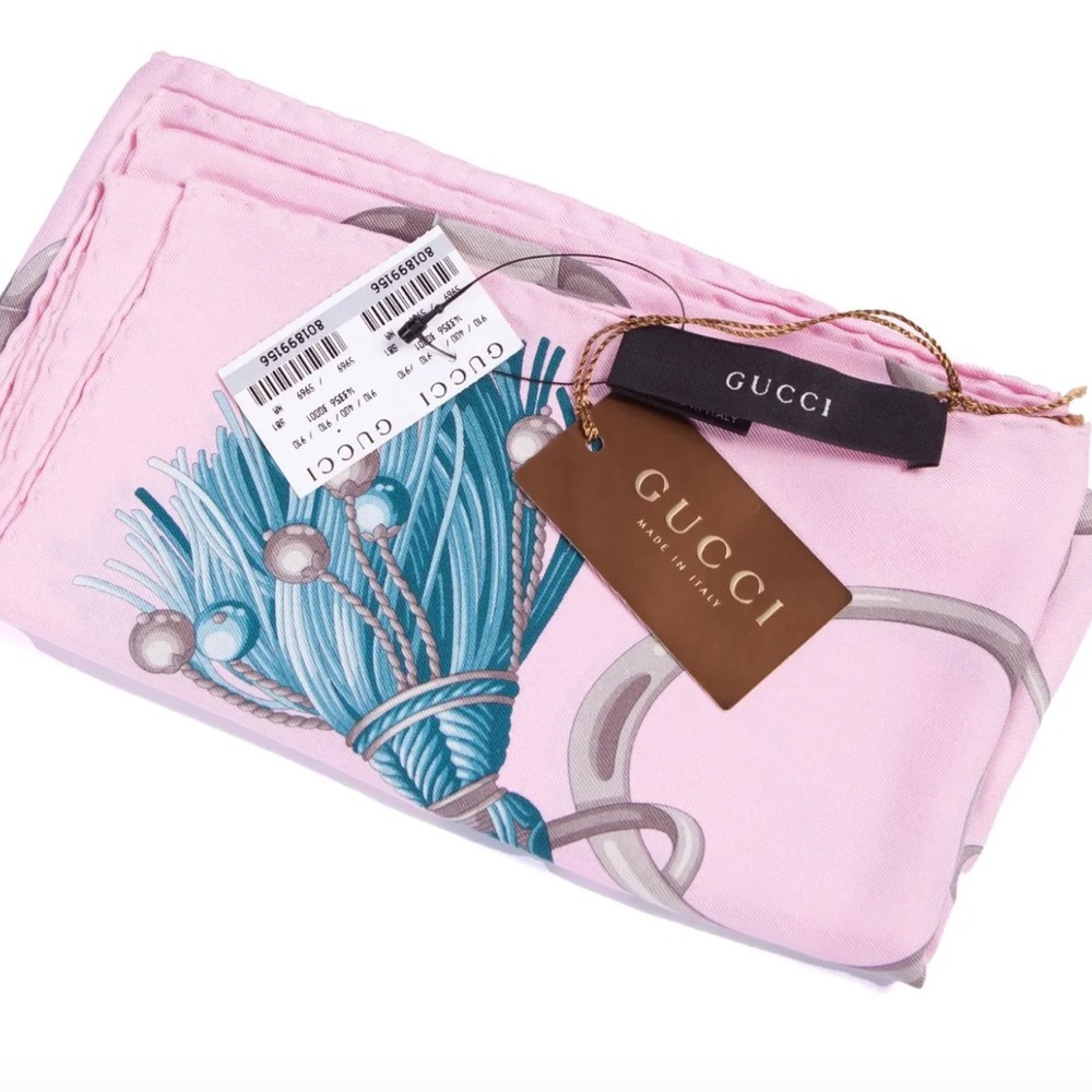 Gucci New w Tags Silk Scarf